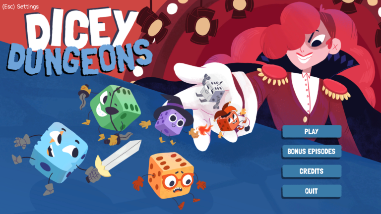 The title screen of the game.